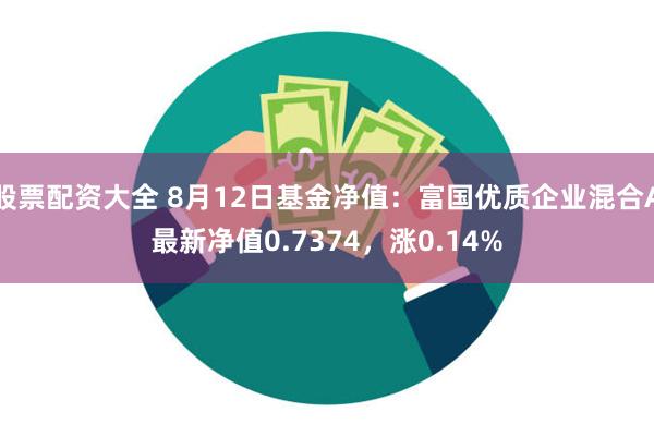 股票配资大全 8月12日基金净值：富国优质企业混合A最新净值0.7374，涨0.14%