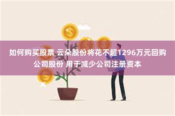 如何购买股票 云朵股份将花不超1296万元回购公司股份 用于减少公司注册资本