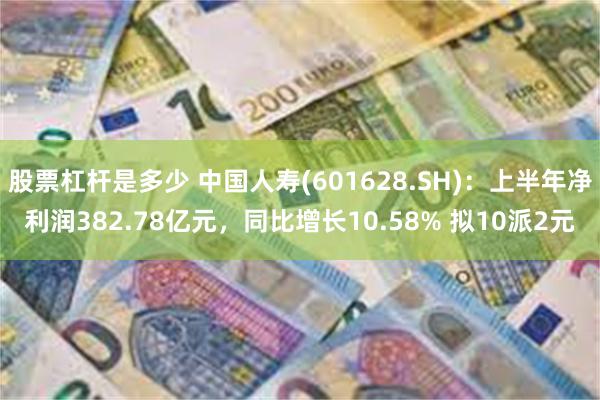 股票杠杆是多少 中国人寿(601628.SH)：上半年净利润382.78亿元，同比增长10.58% 拟10派2元